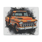 1950s Chevy Truck Splatter - Canvas Gallery Wraps