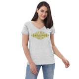 Lil Red Express Logo - Women’s  v-neck t-shirt