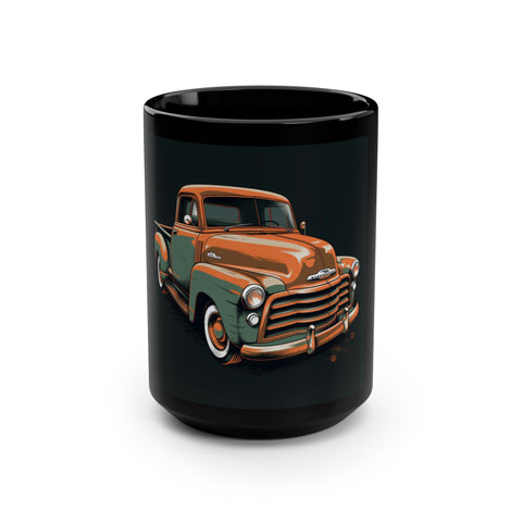 1950s Chevy Truck -Black Mug, 15oz
